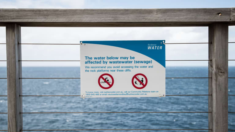sewage sign